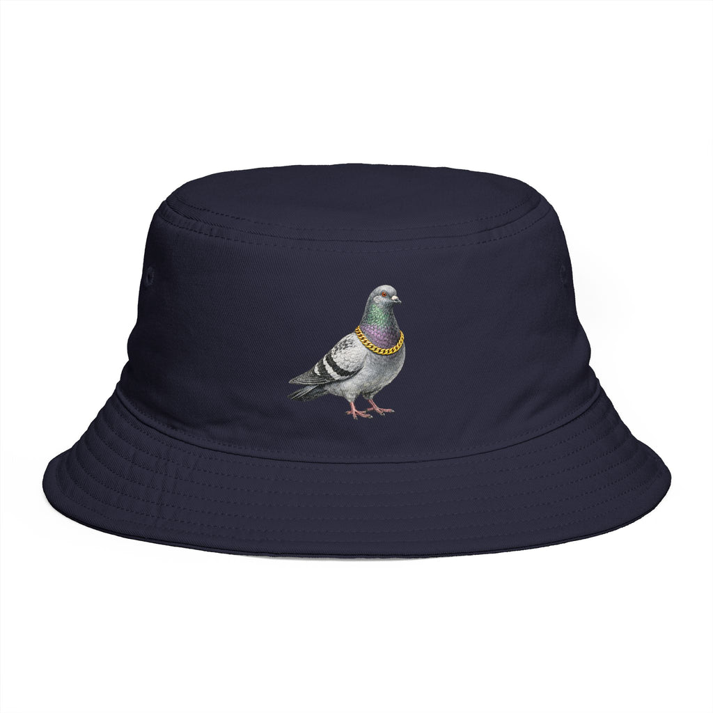NYC Pigeon Bucket Hat | The New Yorker Urban Bird Illustration