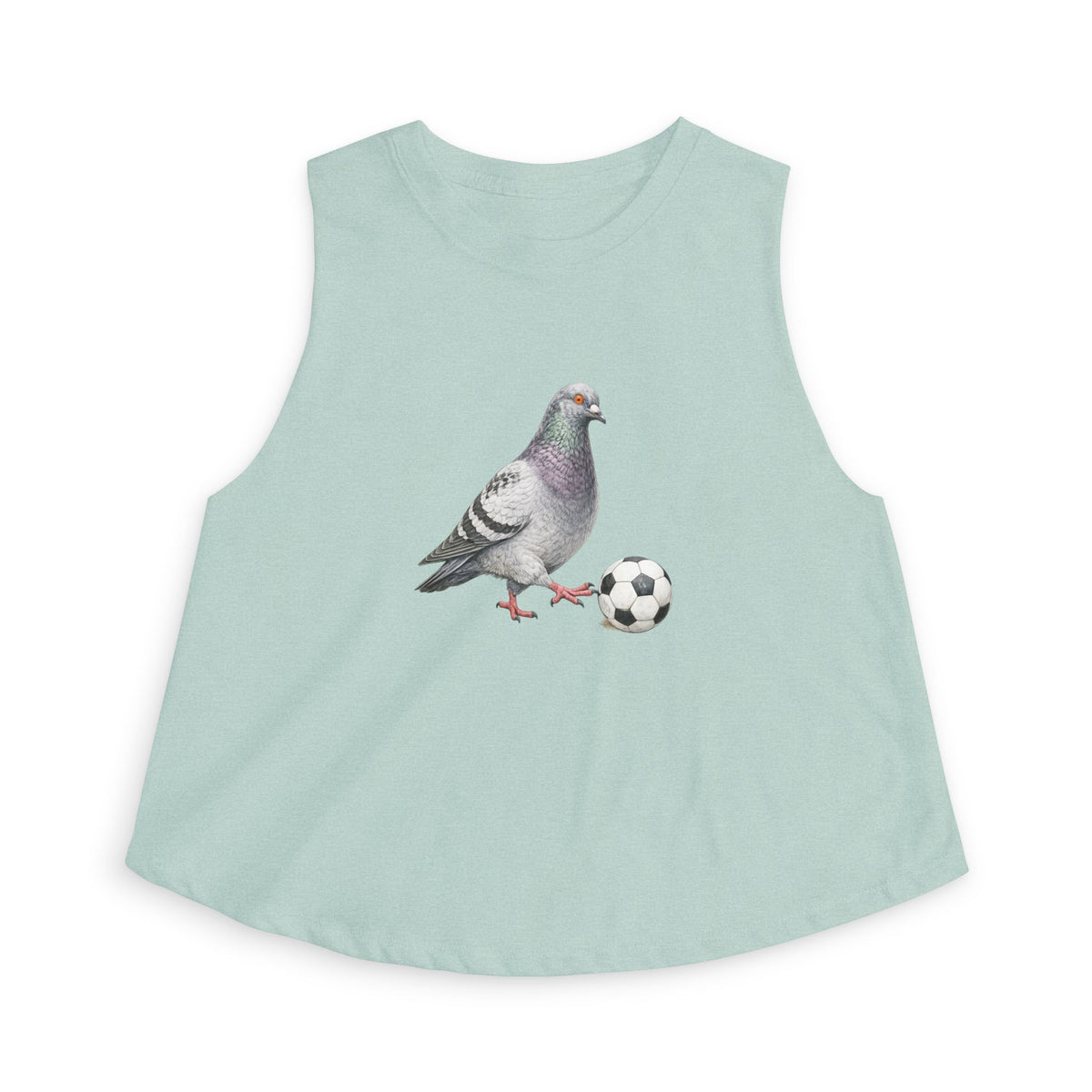Corona NYC Pigeon Crop Top — Soccer Bird Lovers Tank