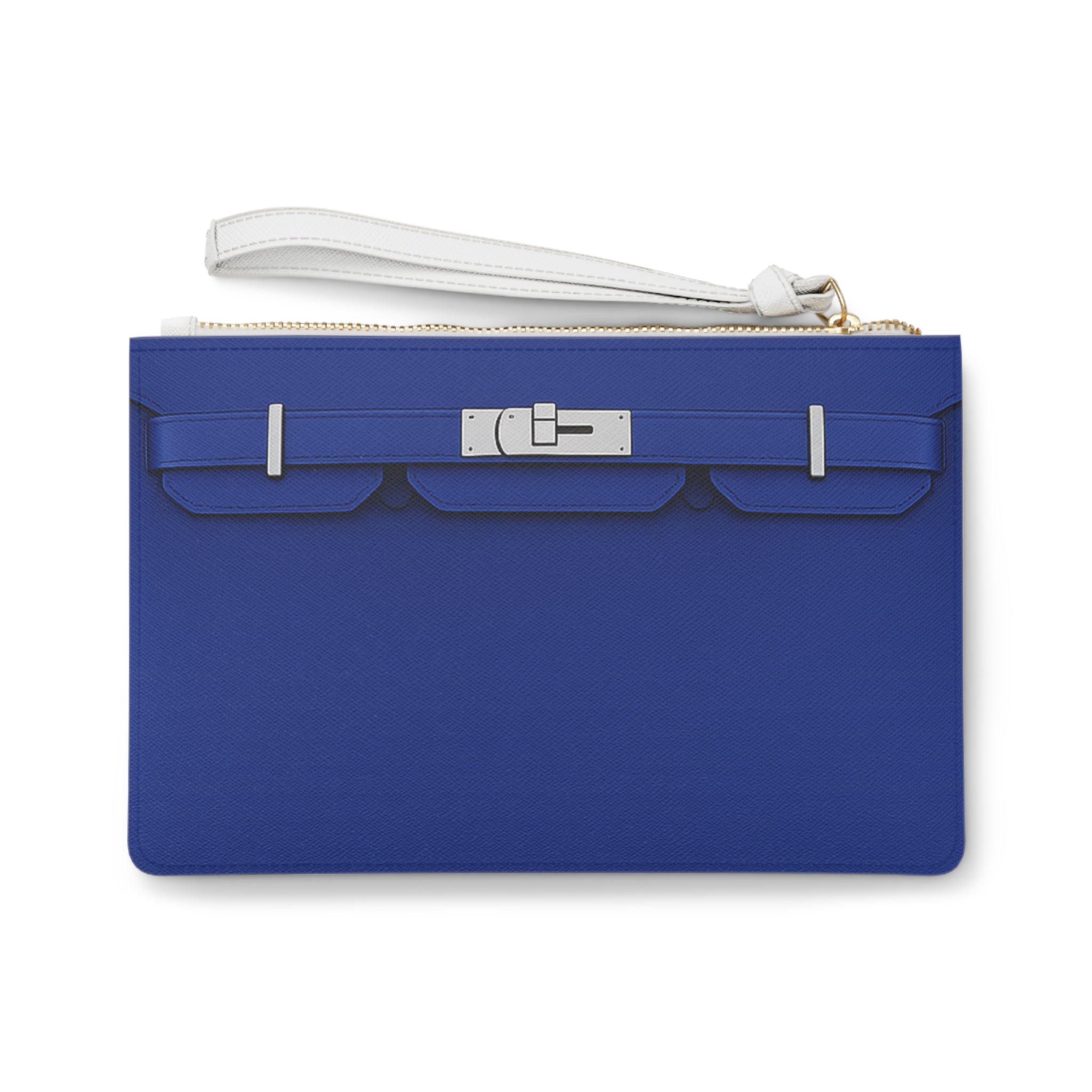 Canal Street Electric Blue Clutch Bag — Elegant Wristlet Purse for Evening & Gifts