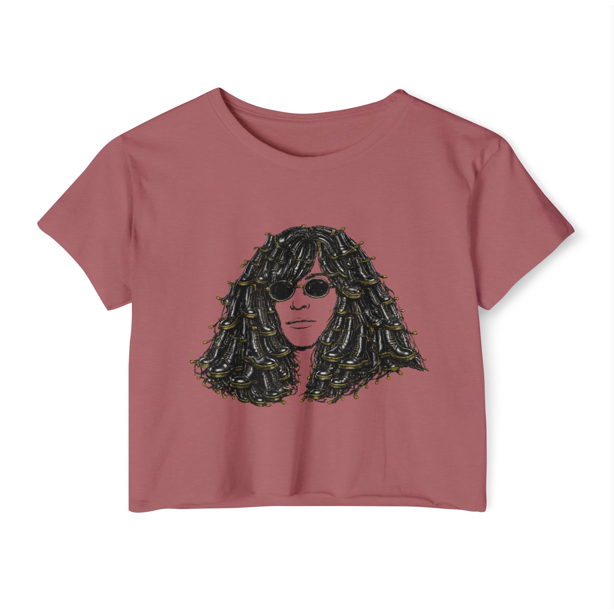 Doc Martin Joey Ramone Crop Top T-shirt   Music Tee