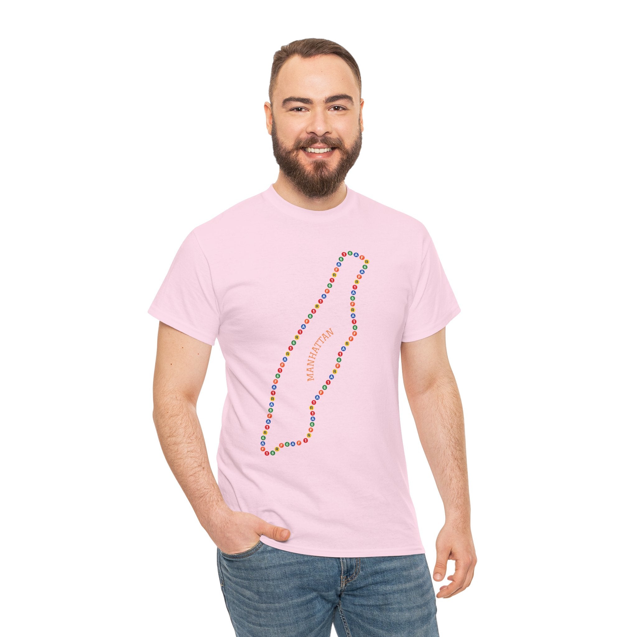 Manhattan Map Subway Signs T-Shirt | Subway Signs Tee
