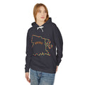 Bronx Map Subway  Hoodie | New York Borough Outline Hooded Sweatshirt