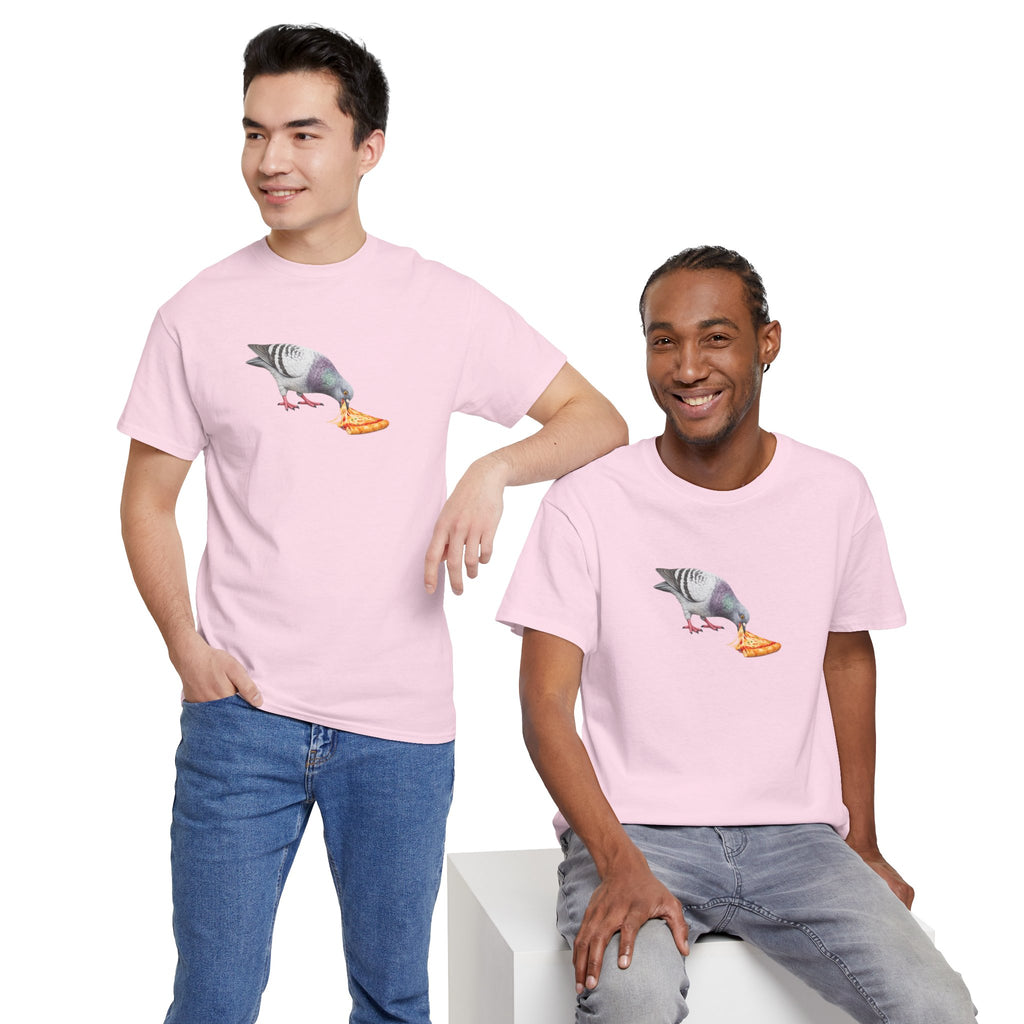 Customizable Little Italy NYC Pigeon T-Shirt | New York Pizza Lover Tee