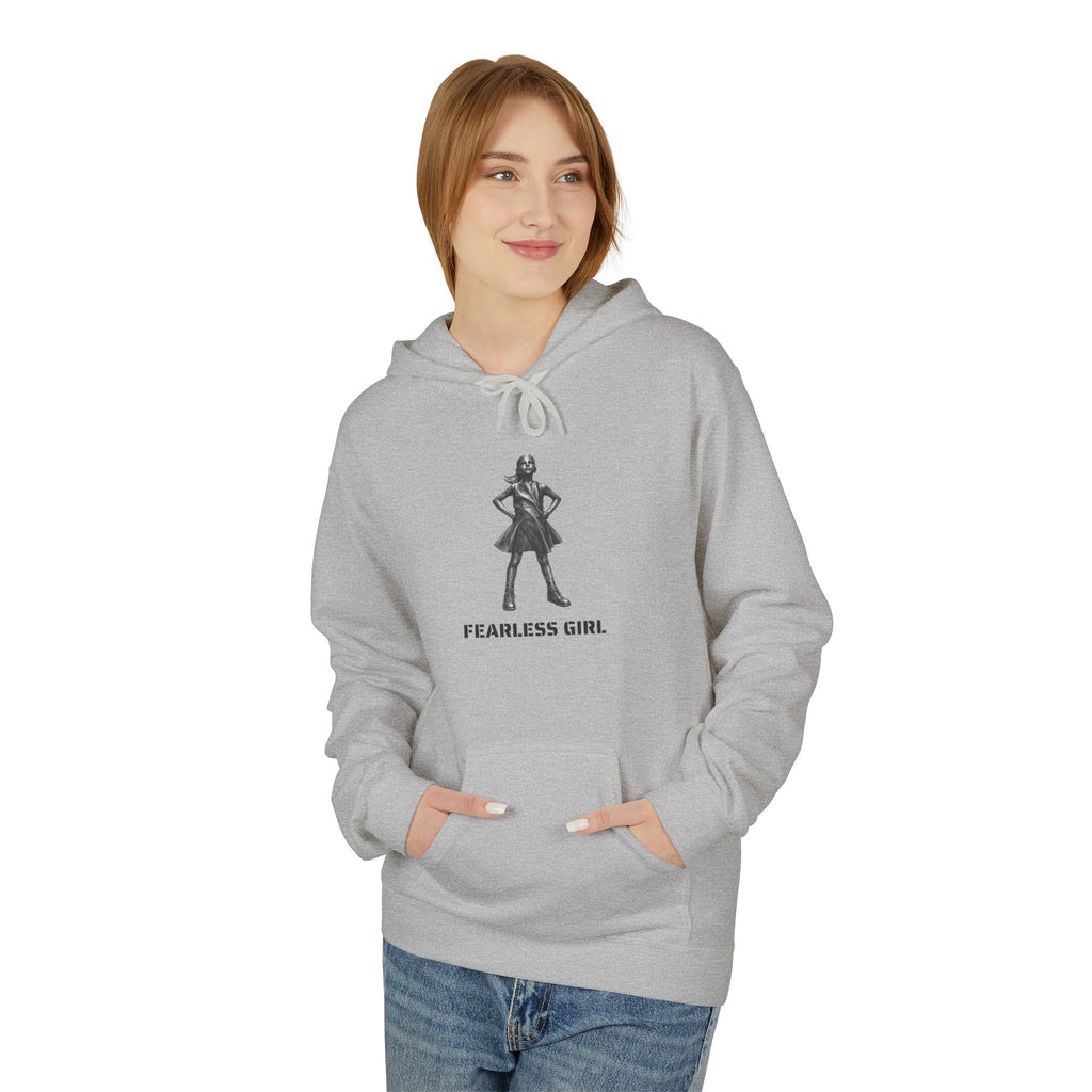Fearless Girl Hoodie | NYC Empowerment Feminist Hooded Sweatshirt