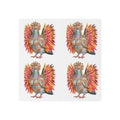 Flatbush NYC Pigeon Temporary Tattoos | West Indian Day Parade Carnival Mardi Gras Bird Lovers Removable Tattoo Sheet