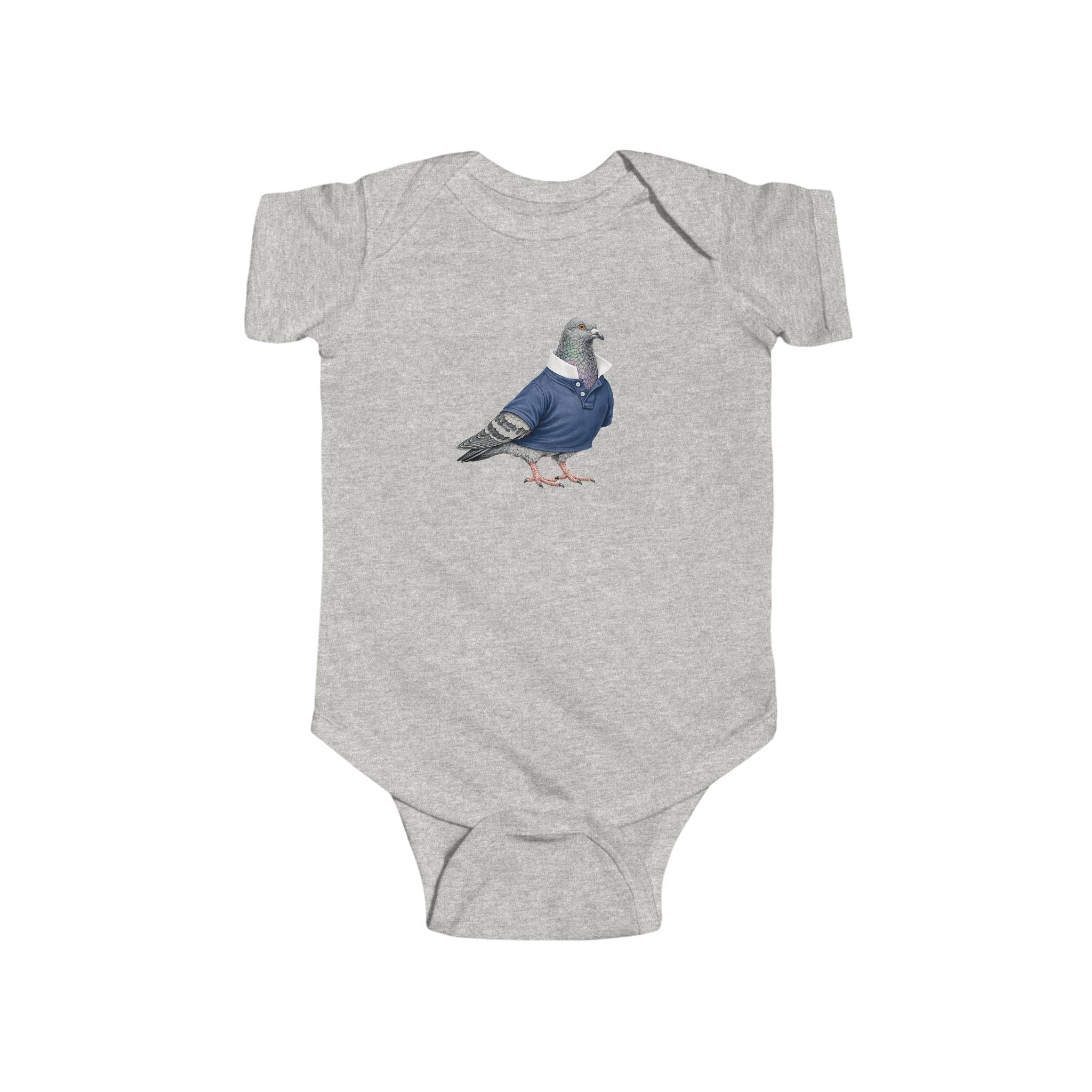 Customizable Upper East Side NYC Pigeon Baby Onesie | New Yorker Reveal Infant Bodysuit