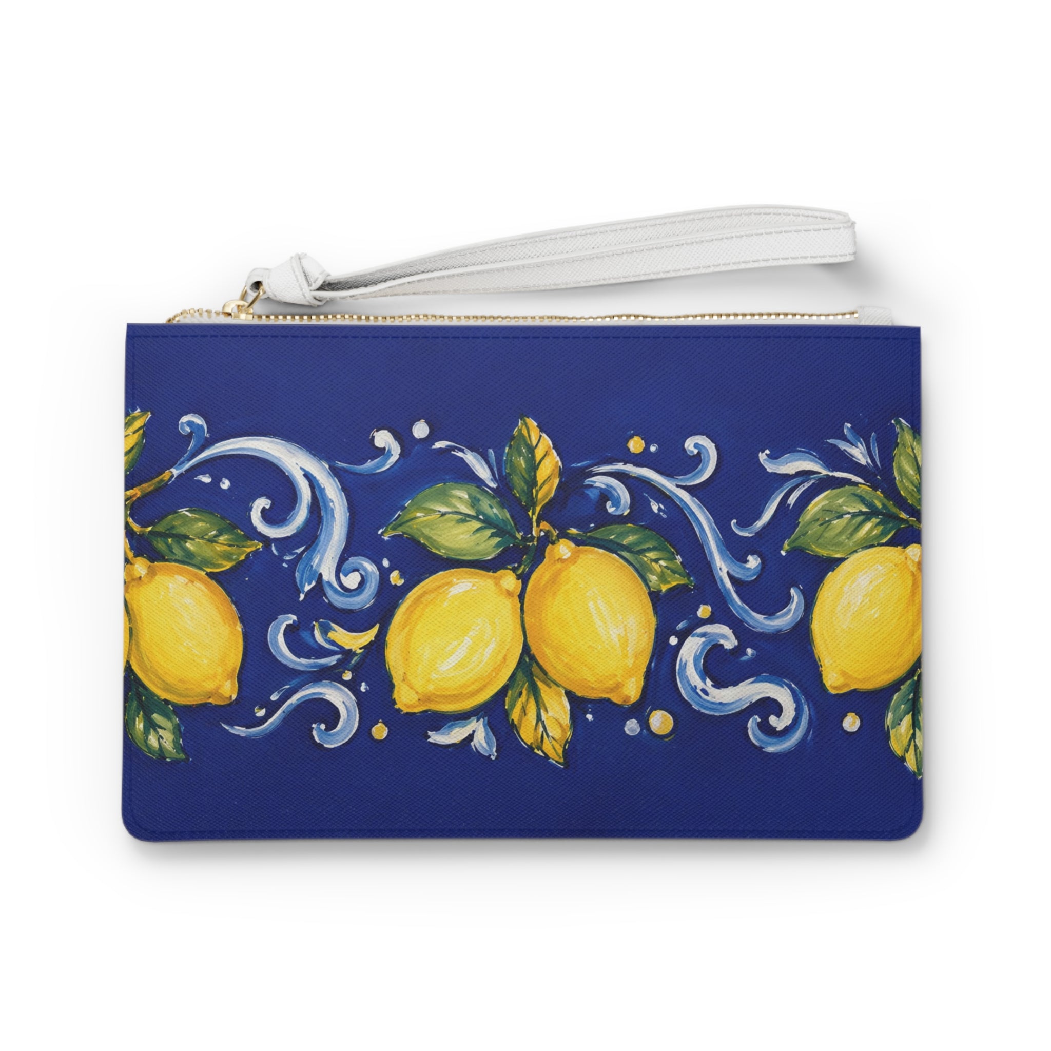 Little Italy Amalfi Blue with Lemon Clutch