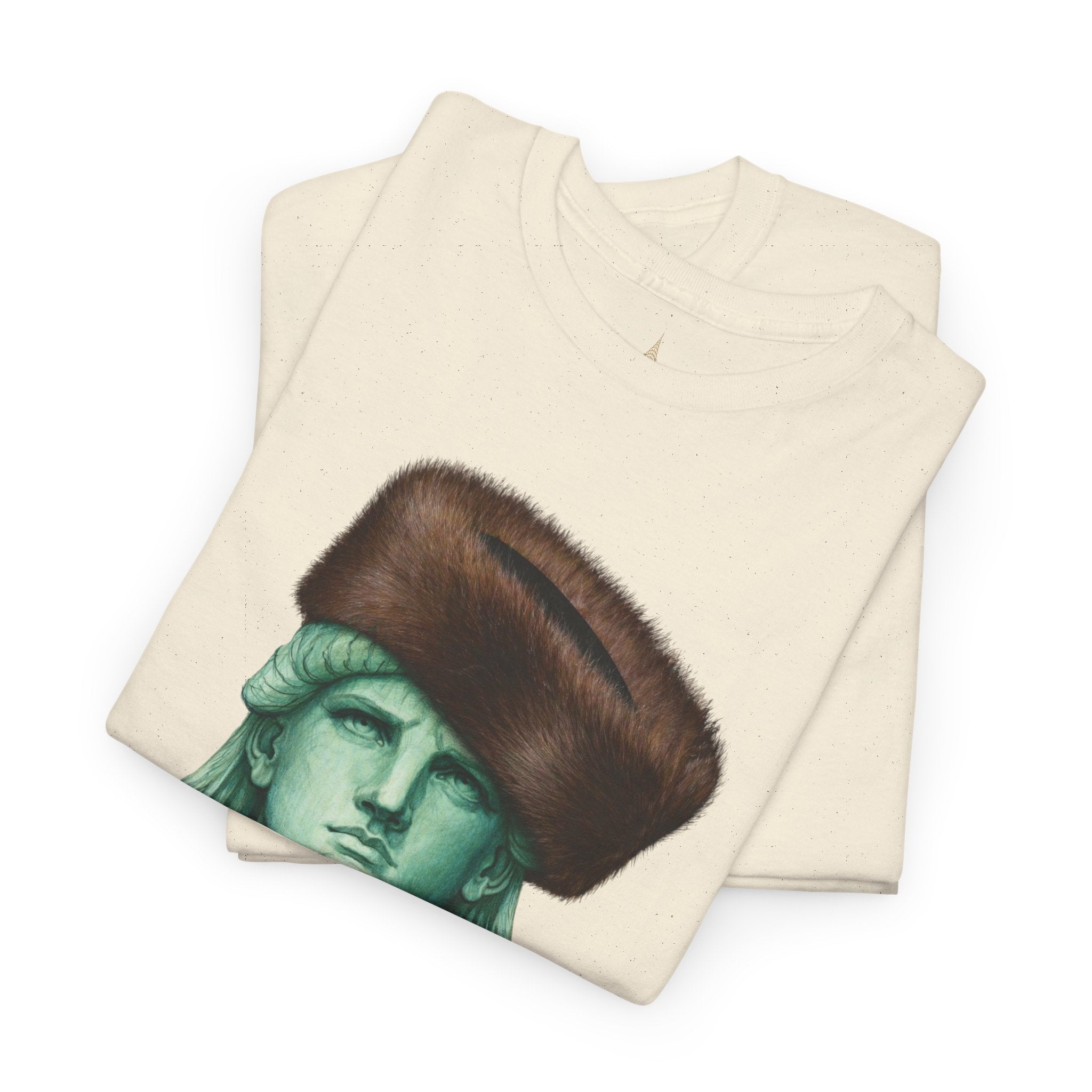 Statue of Liberty Crowned with Shtreimel T-Shirt | NYC Statue Tee