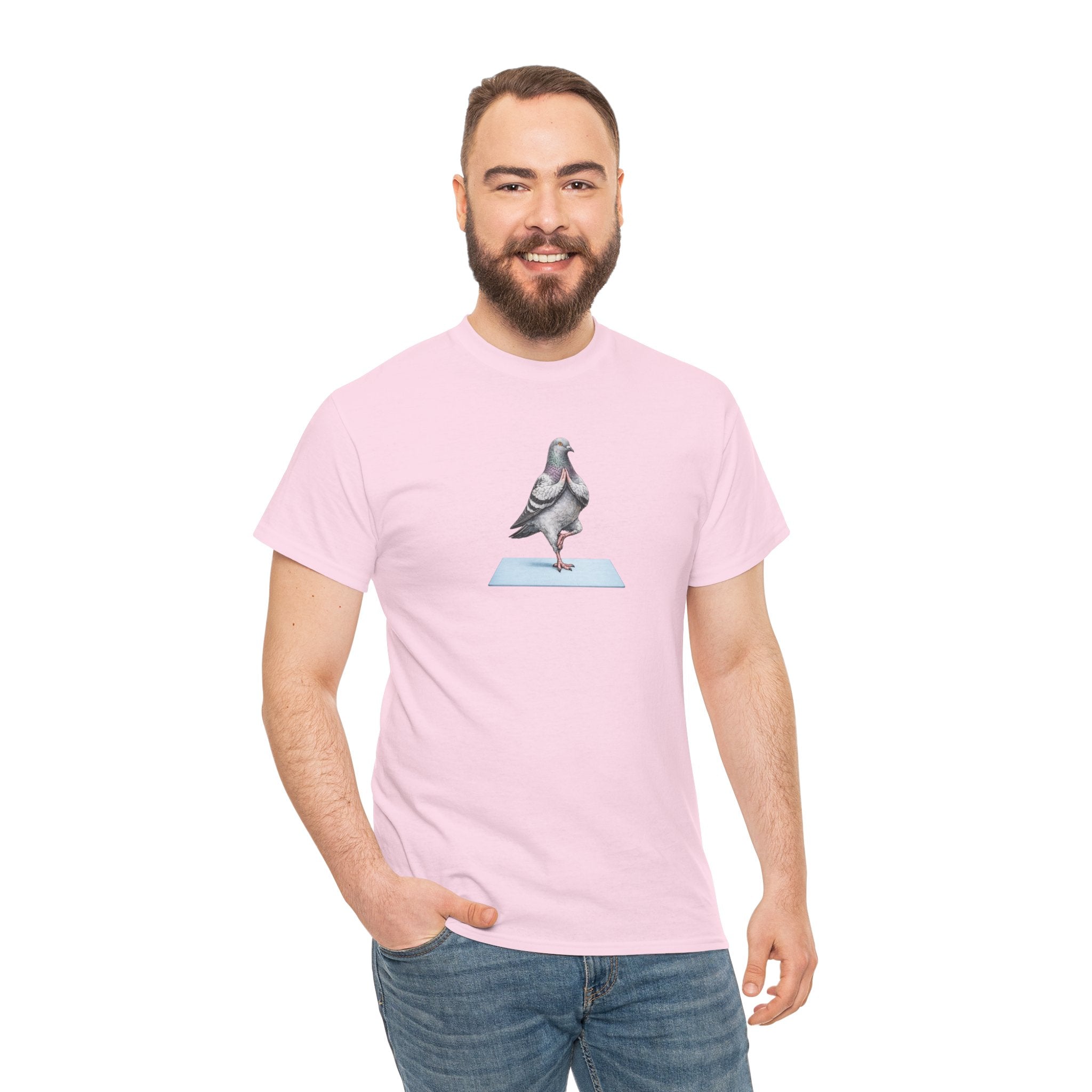 Customizable Central Park NYC Pigeon T-Shirt | Yoga Tee