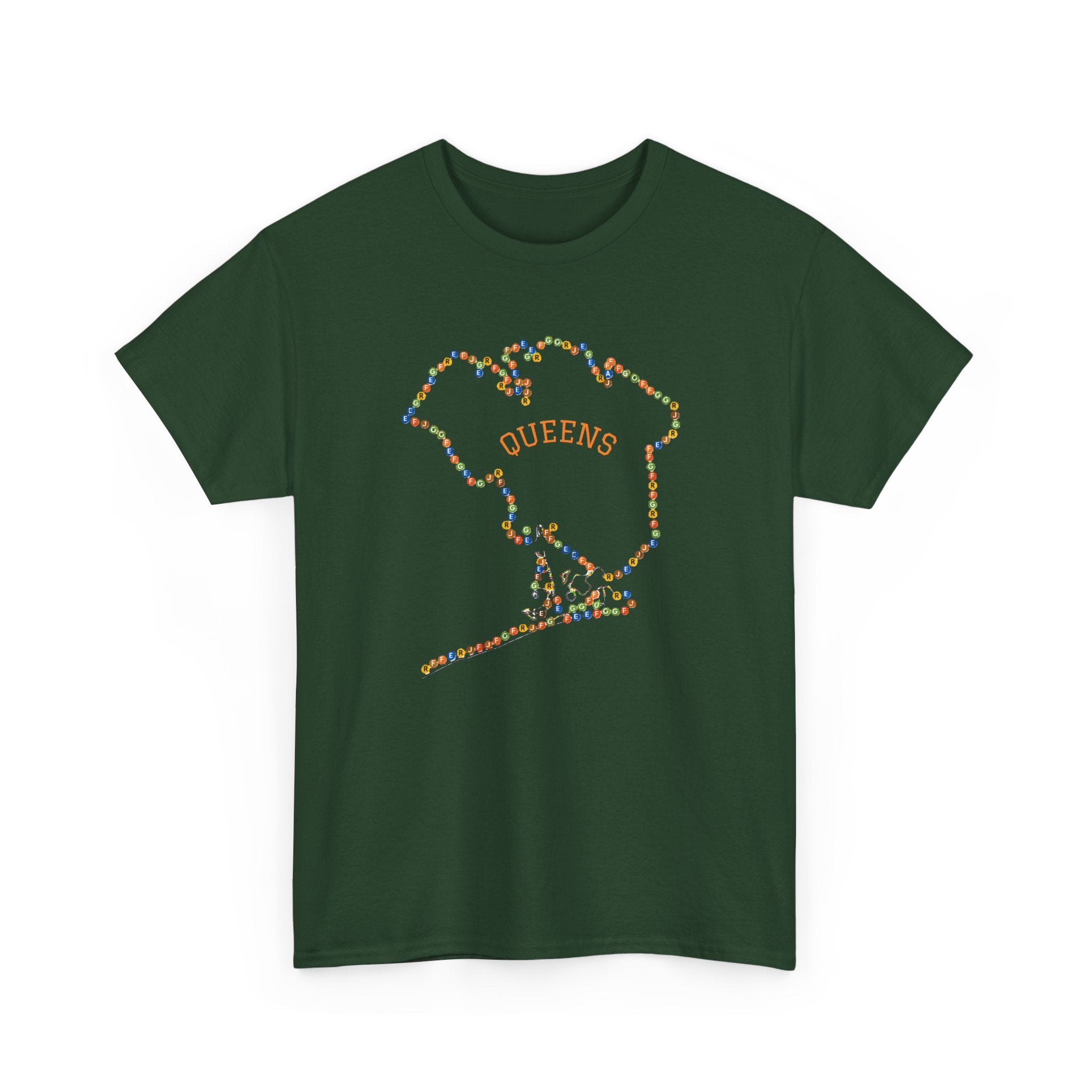 Queens Map T-Shirt | Subway Signs Tee