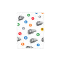 New York Subway Train Transit Icons  Postcard Bundle of 10 NYC Metro Pattern (envelopes included)