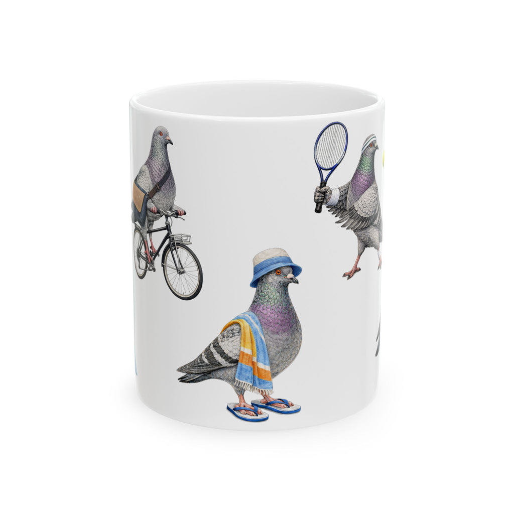 Get Well Soon | NYC Pigeon Active Lifestyle Bird Lovers 11oz Coffee Cup