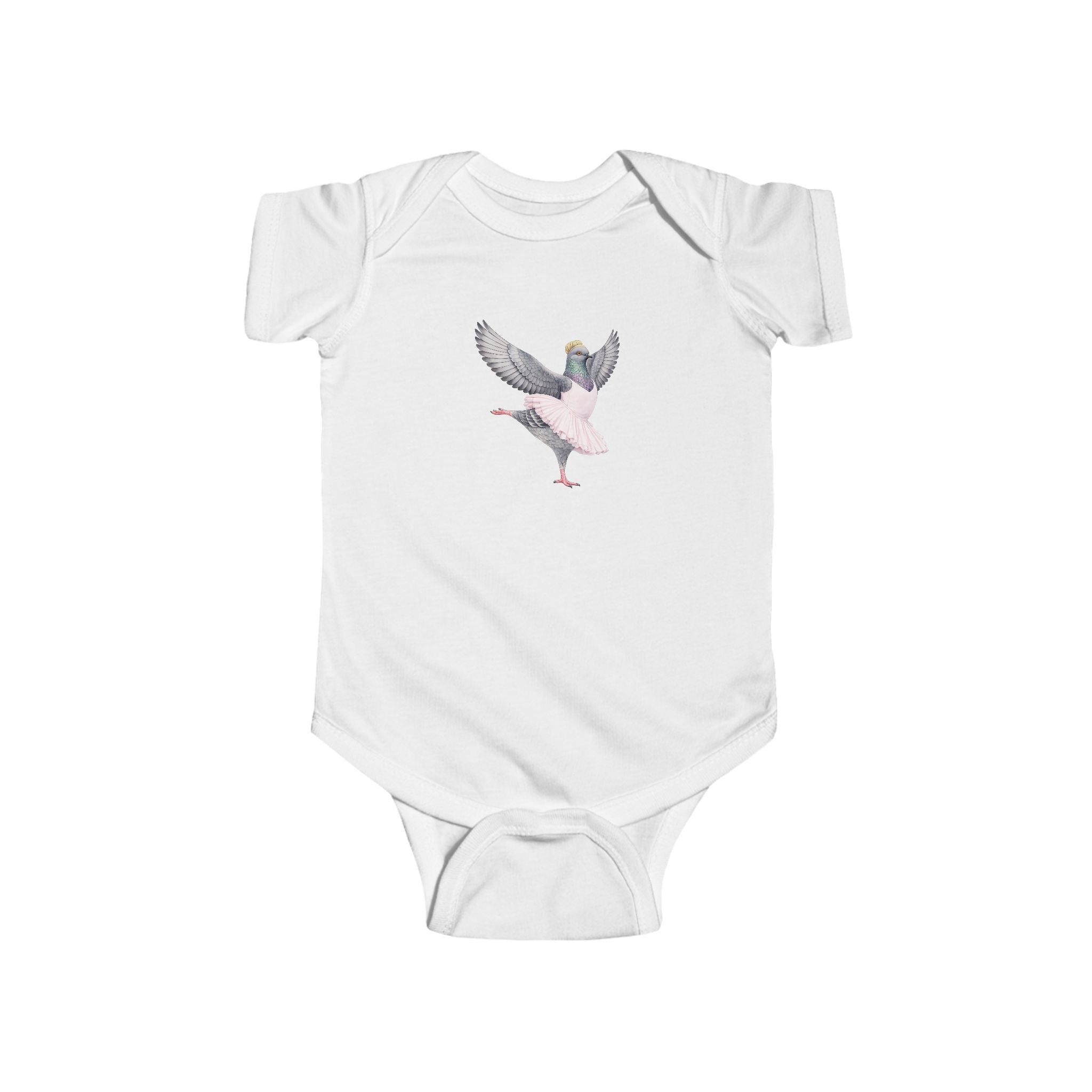 Customizable Lincoln Square NYC Pigeon Baby Onesie | New Yorker Reveal Infant Bodysuit