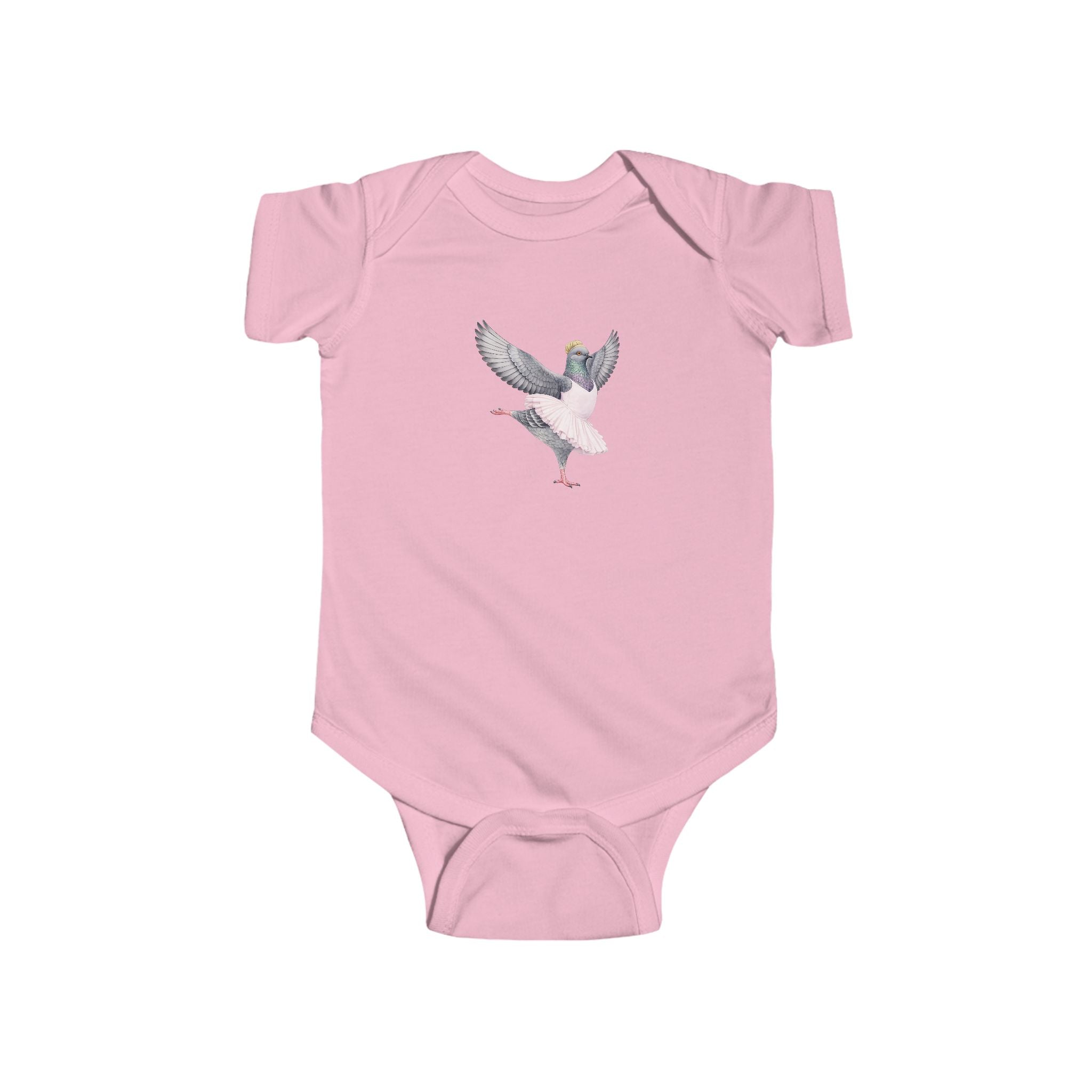 Customizable Lincoln Square NYC Pigeon Baby Onesie | New Yorker Reveal Infant Bodysuit