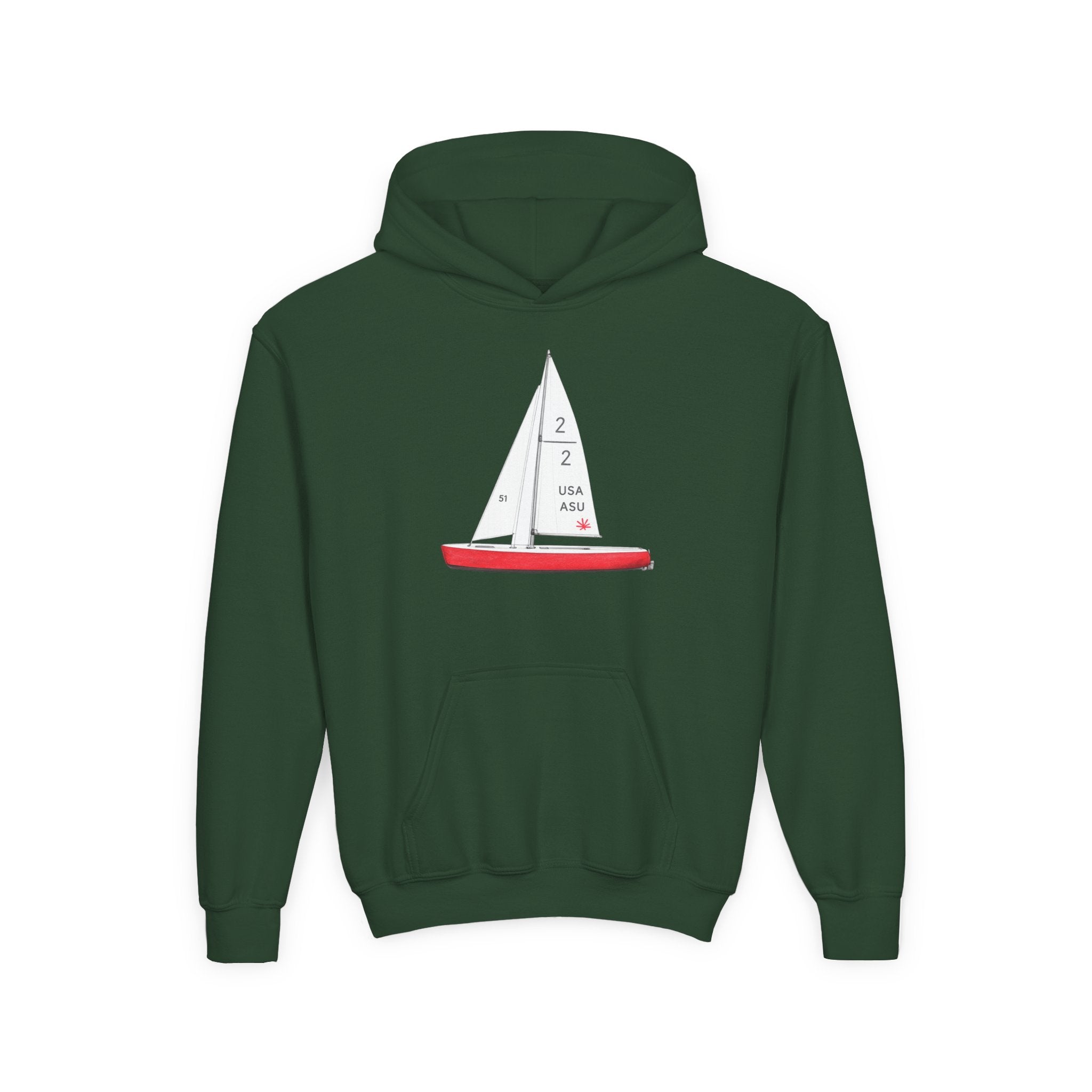 Central Park Model Sailboat NYC Kids Hoodie | New York Childrens Hooded Sweatshirt