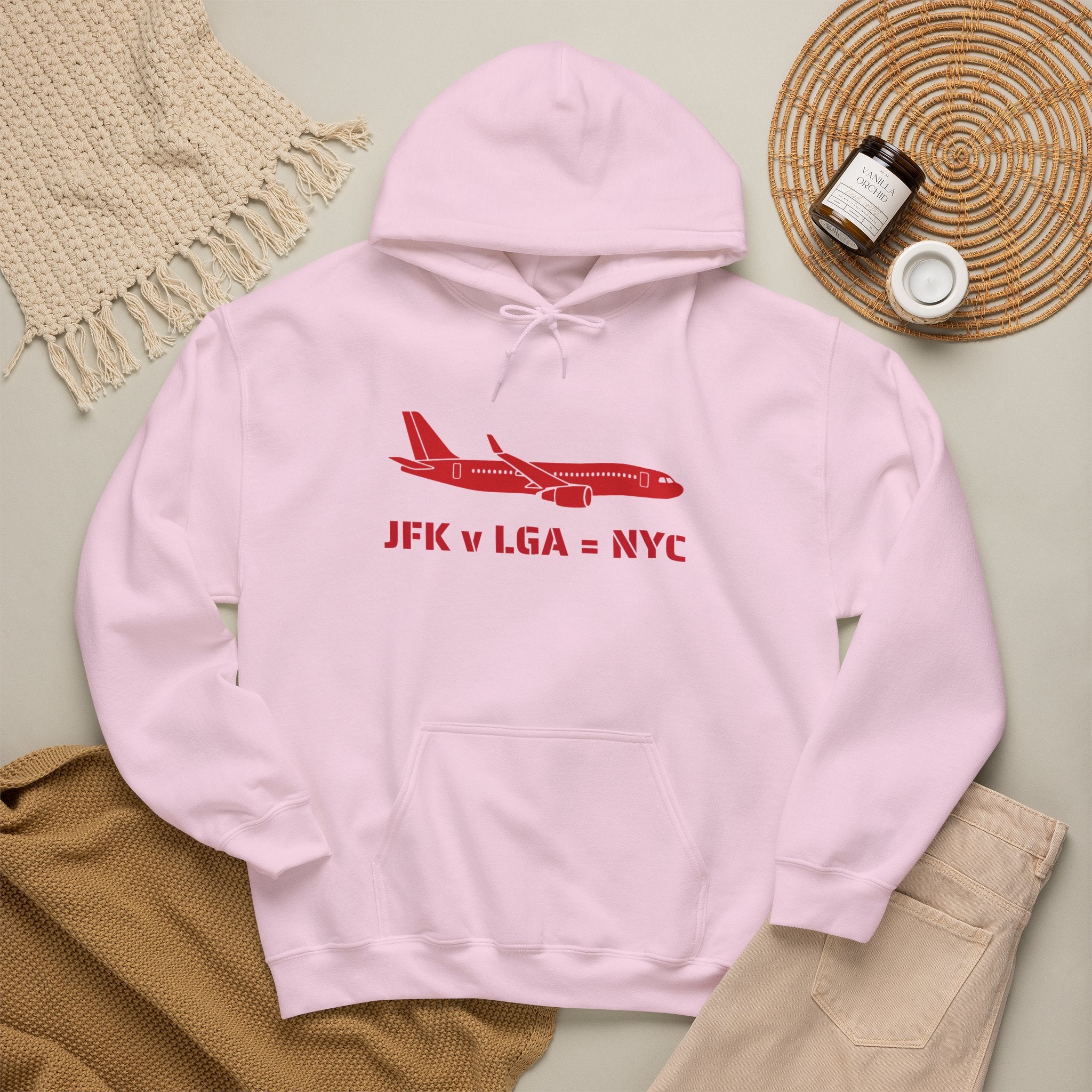 Travel Day Comfy Hoodie  |  NYC Math Hooded Sweatshirt