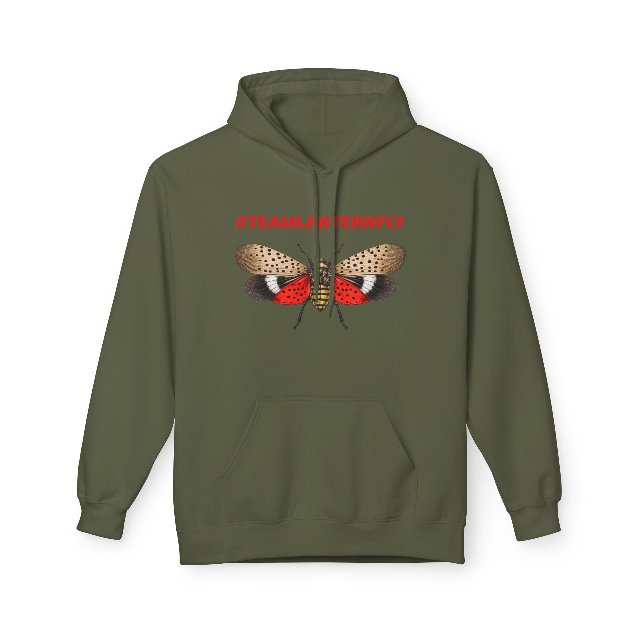 NYC Spotted Lanternfly Hoodie — Team Lanternfly Hooded Pullover Sweatshirt