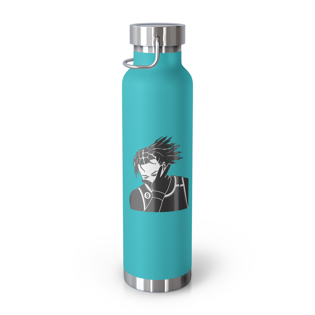 Customizable Jalen Brunson Copper Vacuum Bottle 22oz | Insulated Water Bottle