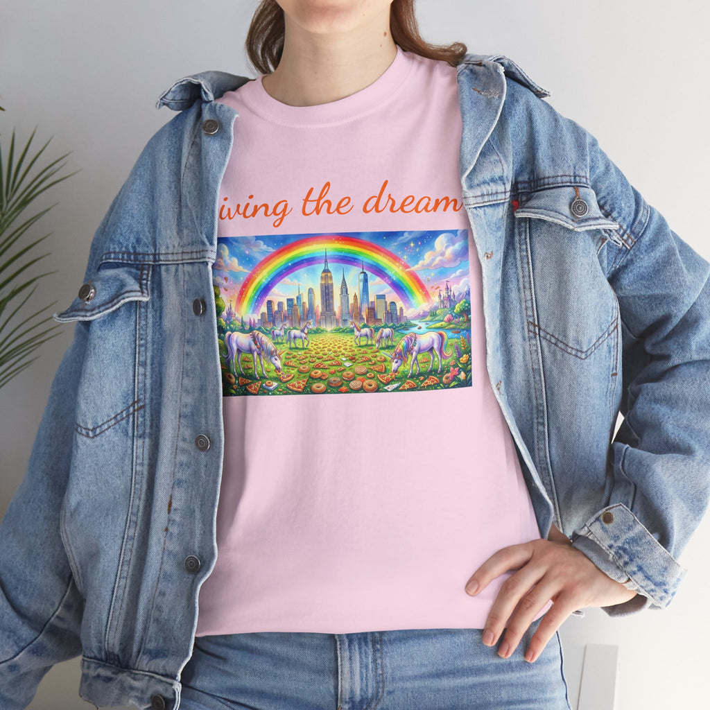NYC Living The Dream T-Shirt | New York Is a Fairy Tale Tee