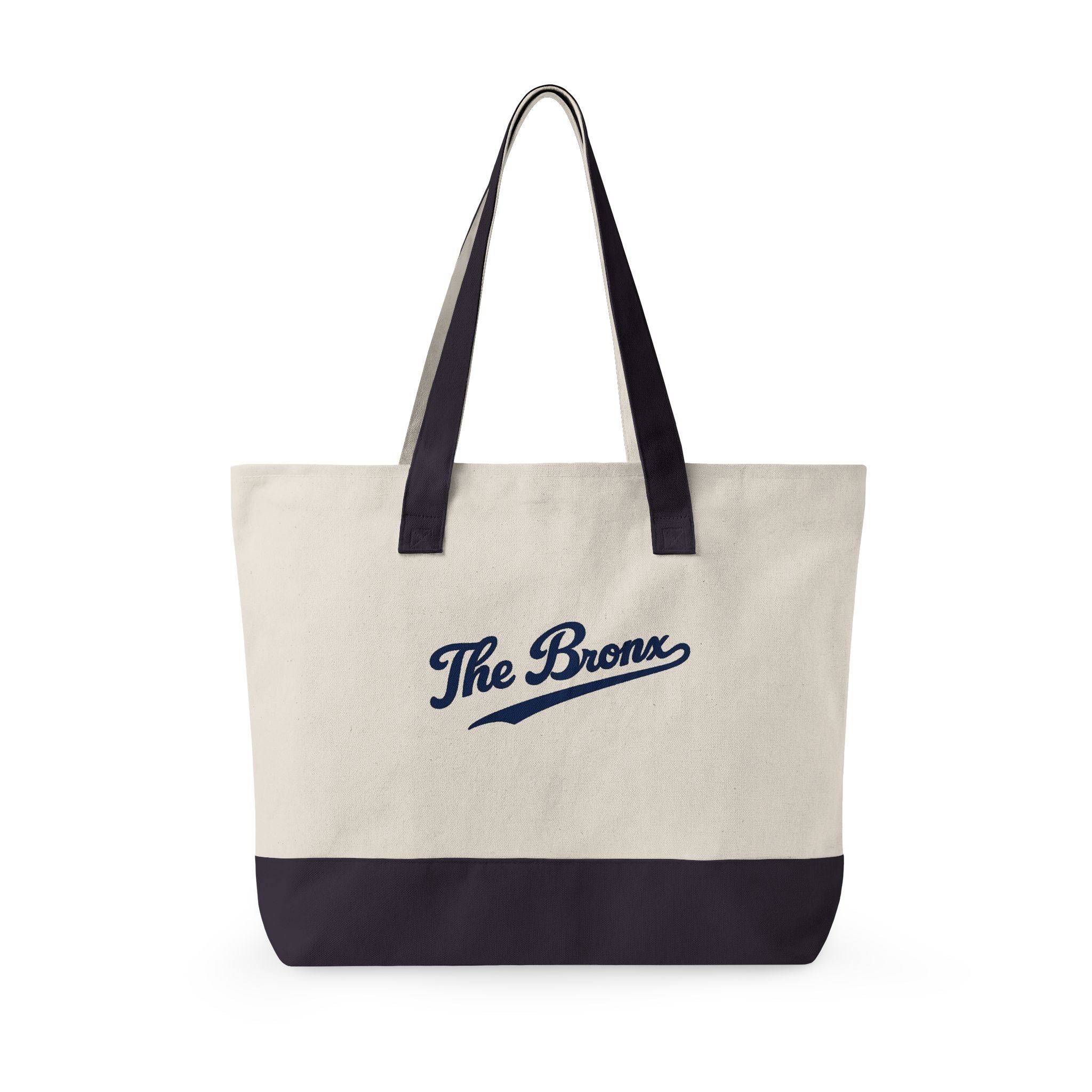 The Bronx Canvas Tote — Zippered Market Bag