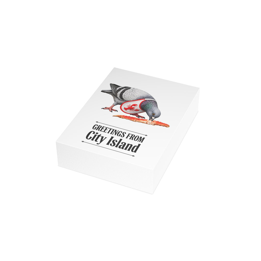 City Island NYC Pigeon Postcard Bundle (envelopes included)