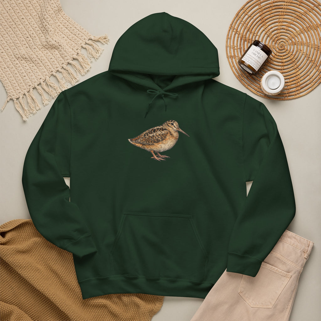 Sudadera con capucha de pájaro becada americana de Bryant Park — Sudadera con capucha para amantes de la naturaleza y la observación de aves