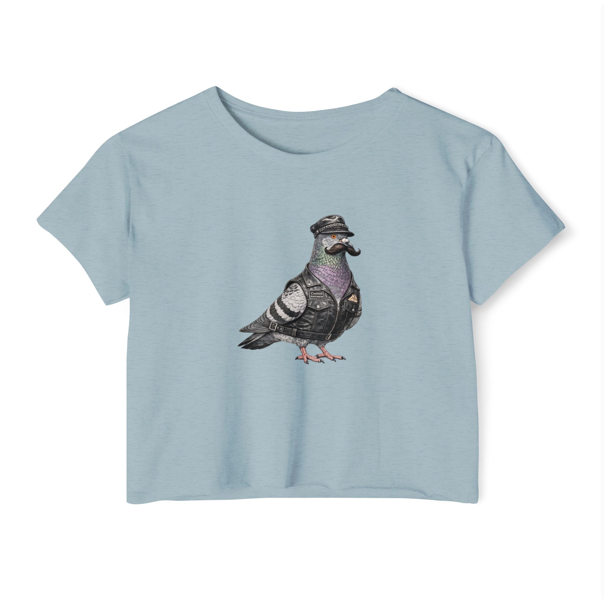 Customizable Chelsea NYC Pigeon Crop Top