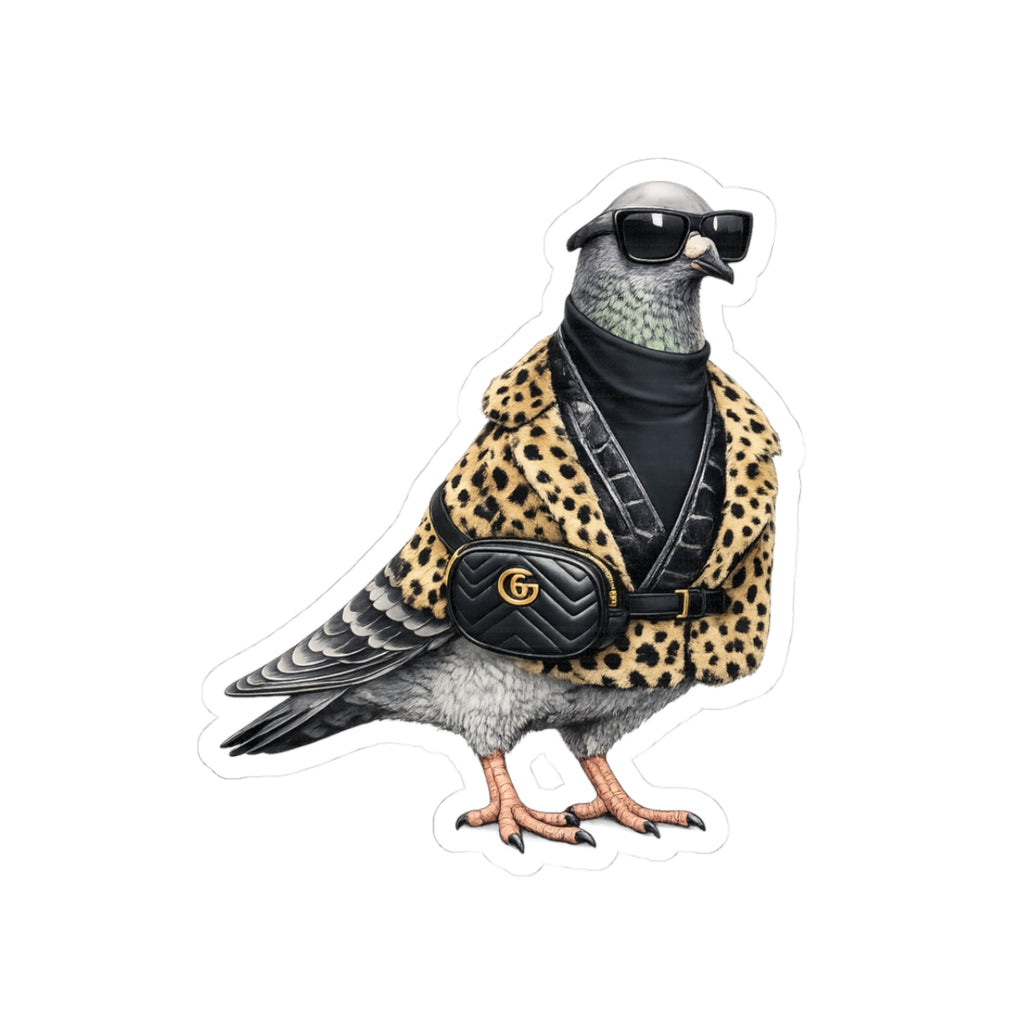 Staten Island NYC Pigeon 3" x 3" Sticker