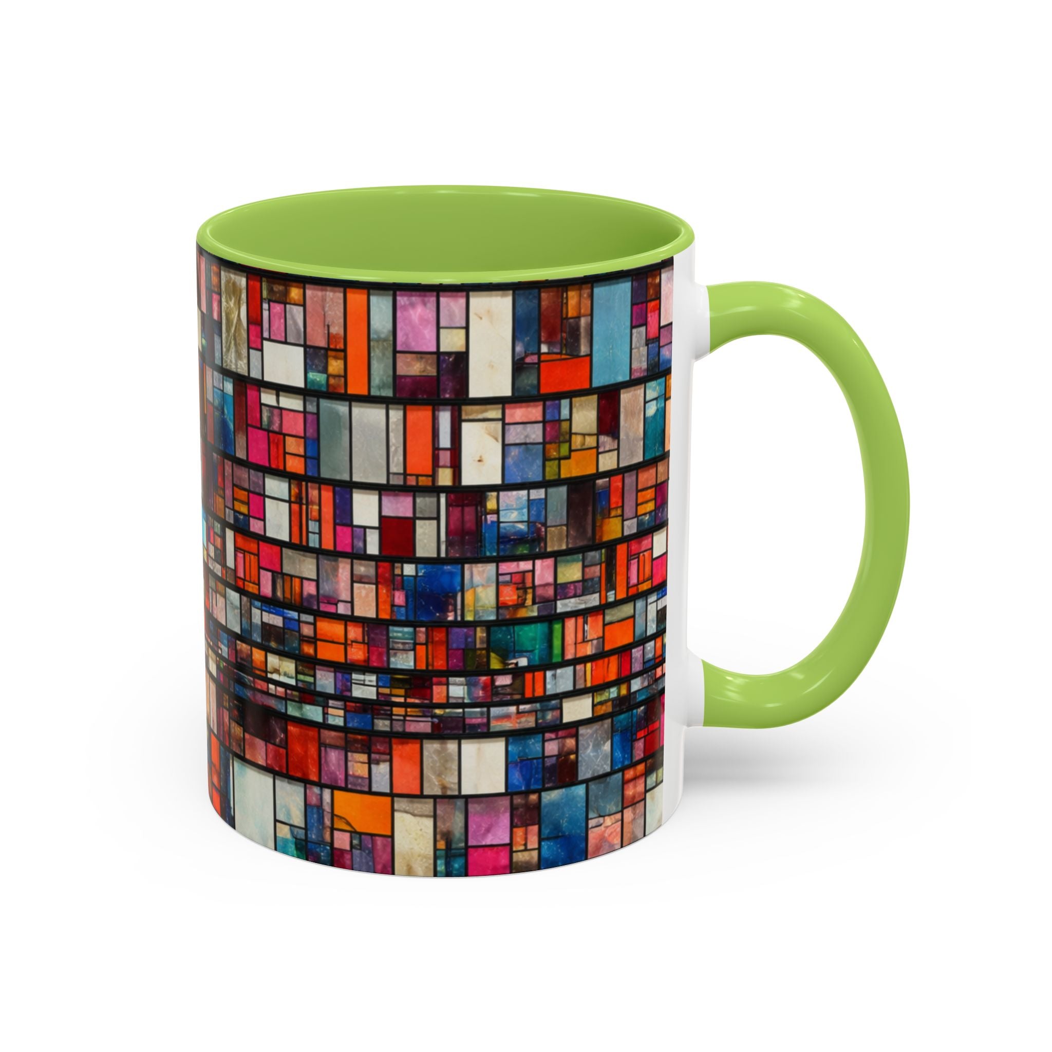 DUMBO Brooklyn Mosaic Water Tower Accent Coffee Mug 11oz