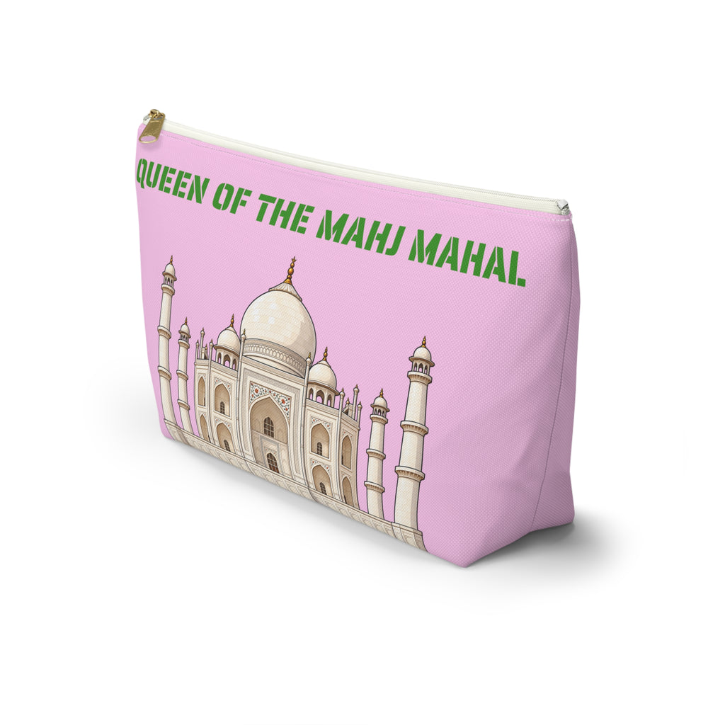 Queen of the Mahj Mahal Mahjong Tile Pouch —  T-Bottom Travel Bag