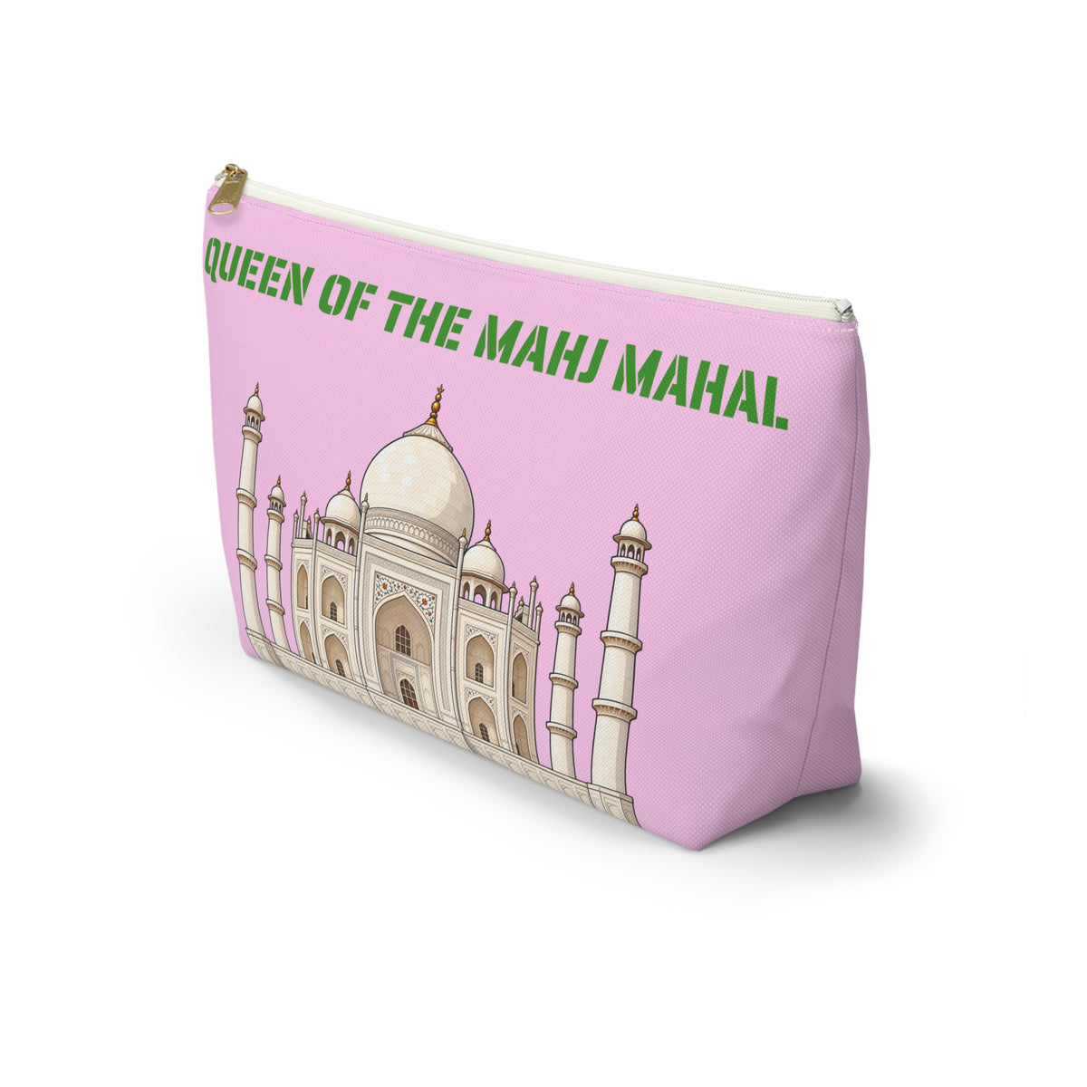 Queen of the Mahj Mahal Mahjong Tile Pouch —  T-Bottom Travel Bag