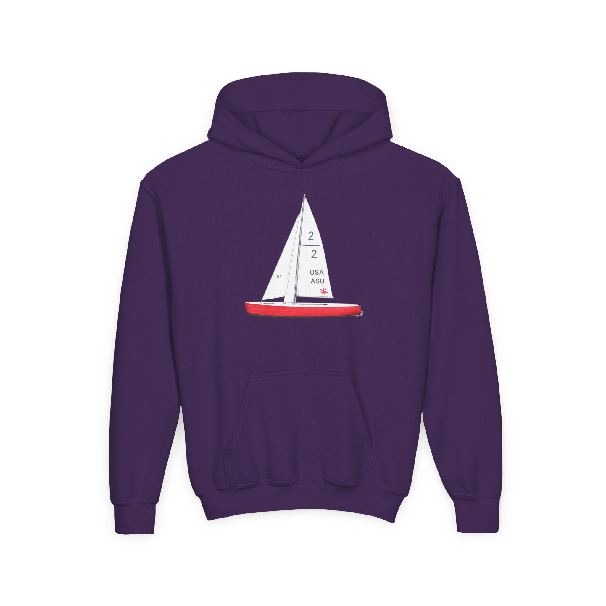Central Park Model Sailboat NYC Kids Hoodie | New York Childrens Hooded Sweatshirt