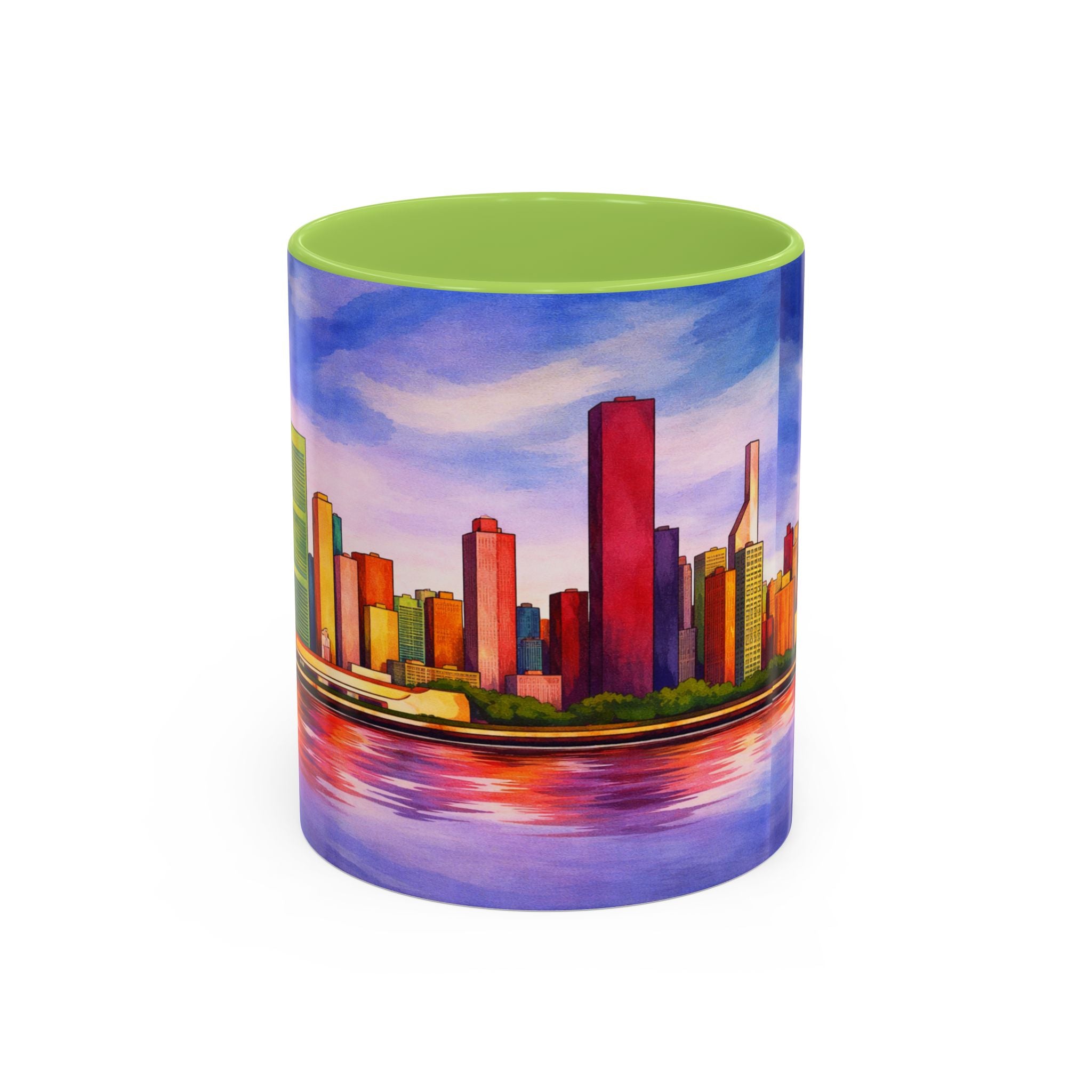 Colorful Midtown Manhattan Skyline NYC Accent Coffee Mug