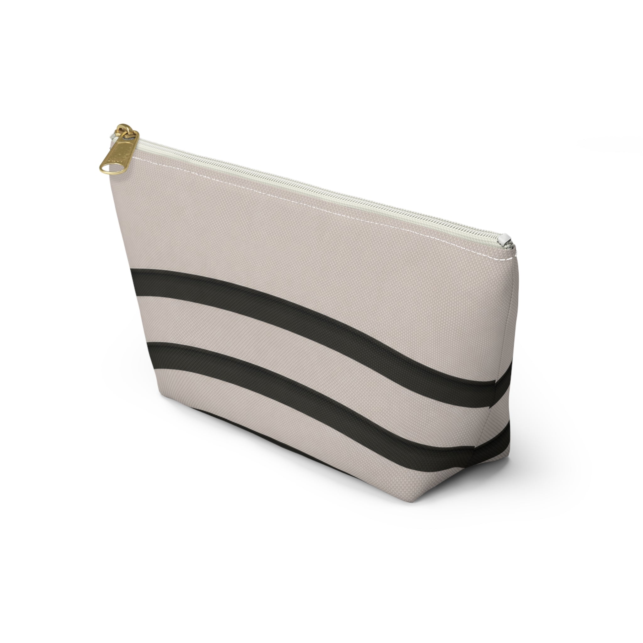 Guggenheim Museum Makeup Bag — T‑Bottom Accessory Pouch