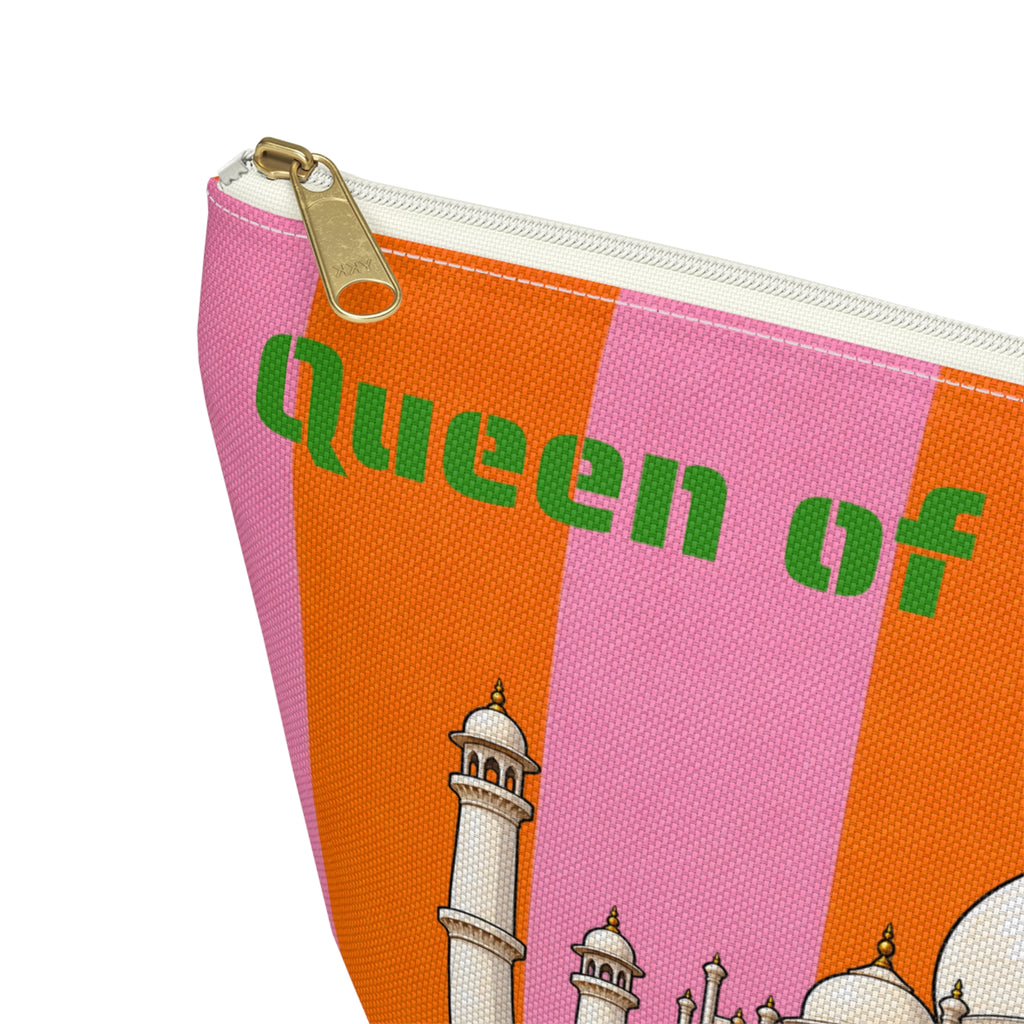 Queen of the Mahj Mahal 2 Mahjong Tile Pouch —  T-Bottom Travel Bag