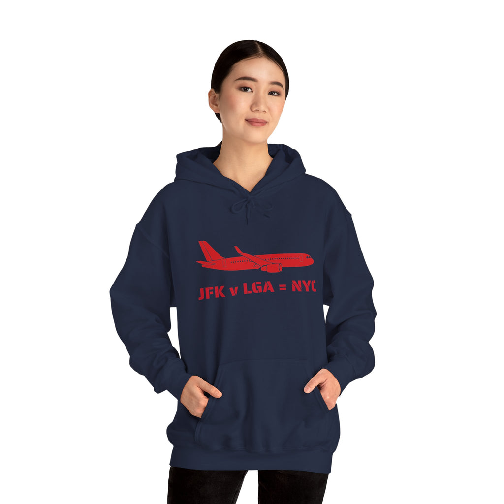 Travel Day Comfy Hoodie  |  NYC Math Hooded Sweatshirt