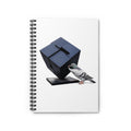 Customizable Astor Place NYC Pigeon Spiral Journal | East Village Bird Lovers Notebook