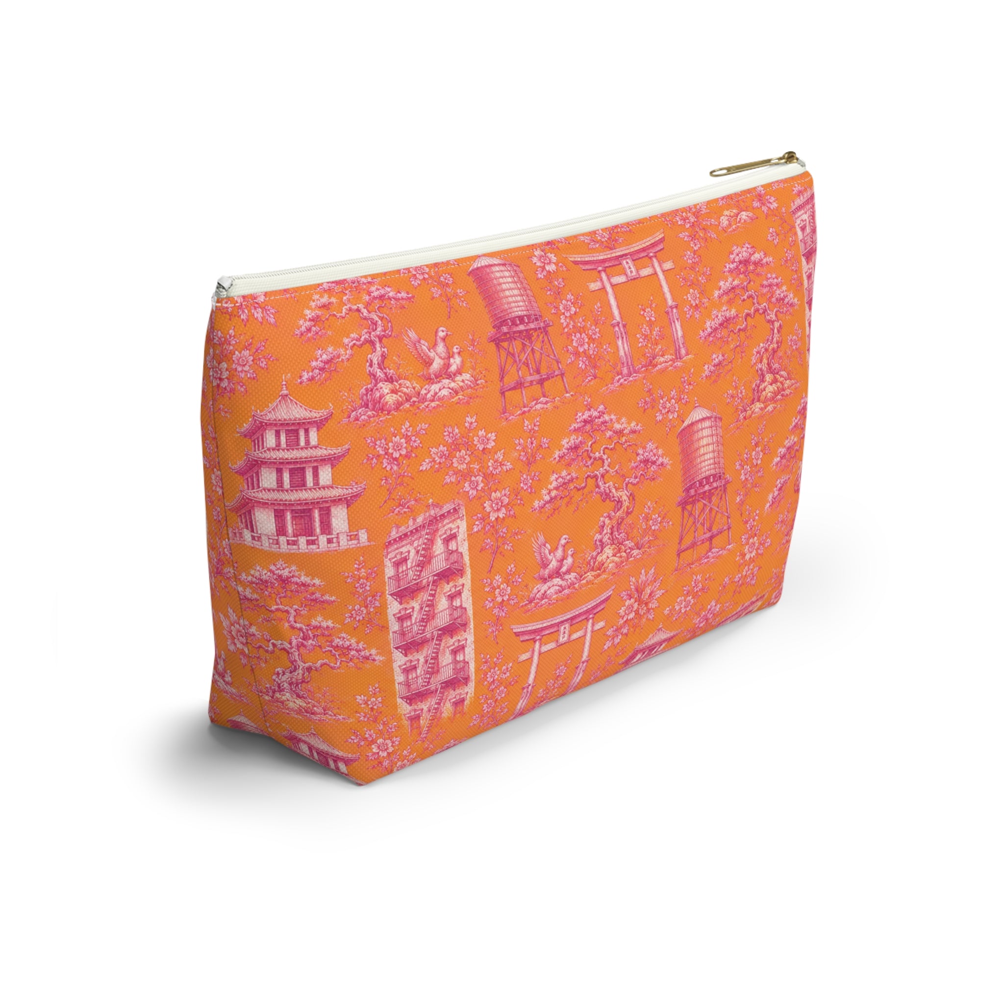 New York Chinatown Mahjong Tile Pouch —  T-Bottom Travel Bag