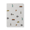 Icons of New York City Heather Gray Softcover Notebook
