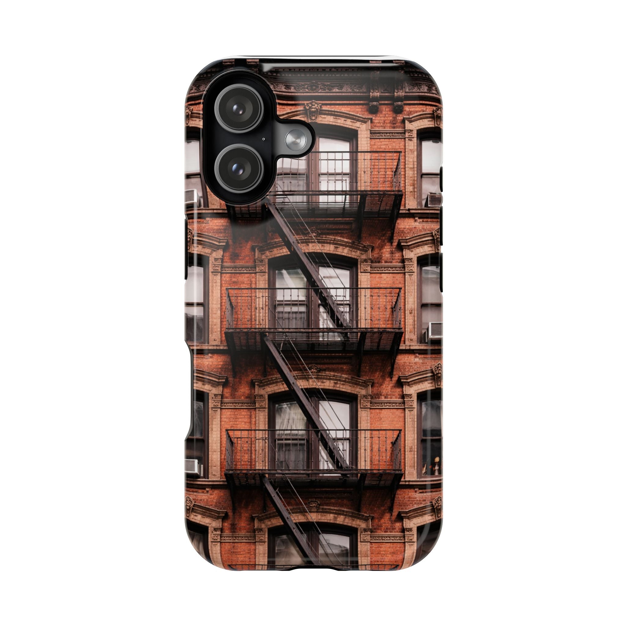 New York Tenement phone case | NYC architecture Impact-Resistant Case