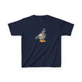 Camiseta infantil personalizable con paloma del Bronx de Nueva York — Camiseta con simpático pájaro aficionado al béisbol para niños