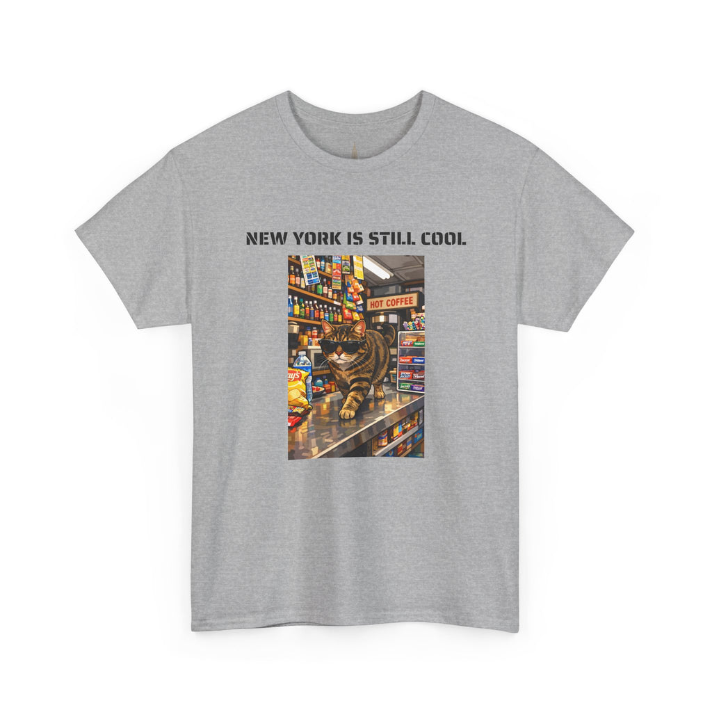 New York Is Still Cool T-Shirt   NYC Bodega Cat Gift Tee