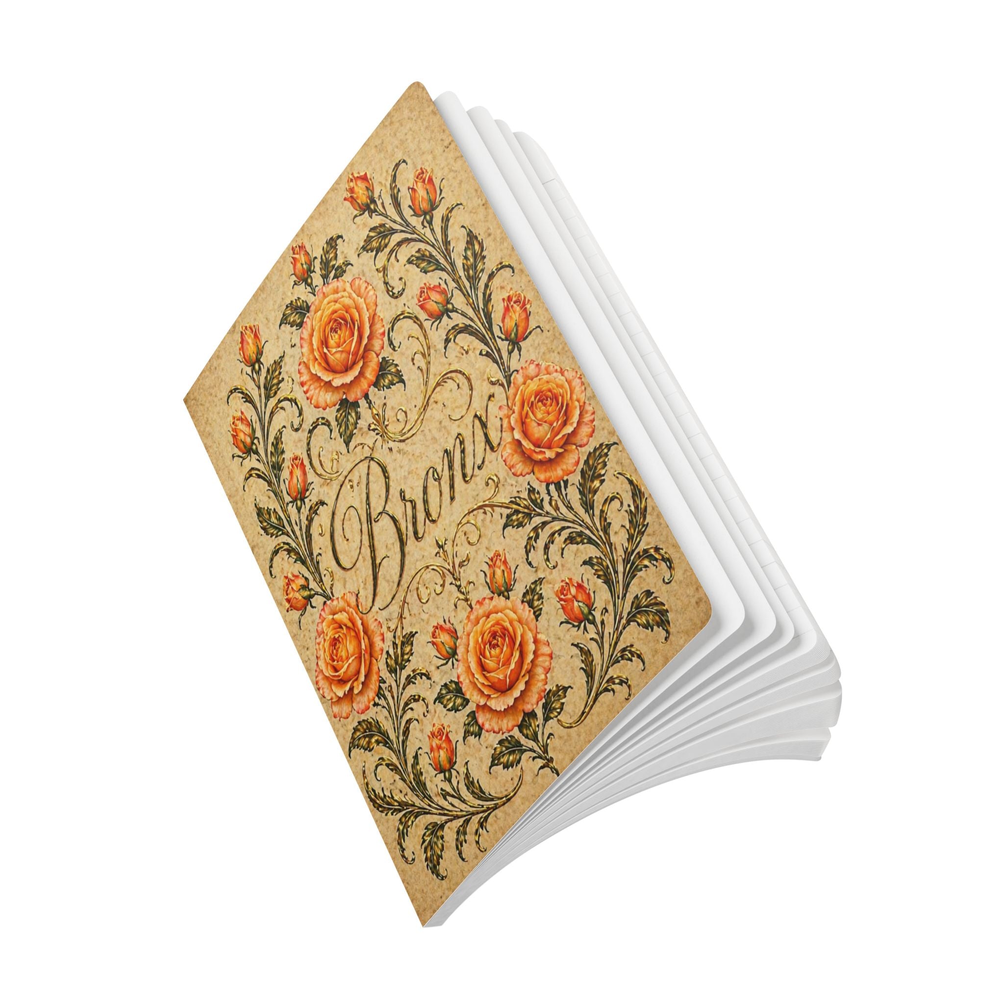 Bronx Vintage-style Floral Journal — Bronx Garden Softcover Notebook