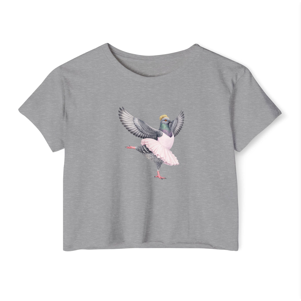 Customizable Lincoln Square NYC Pigeon Crop Top
