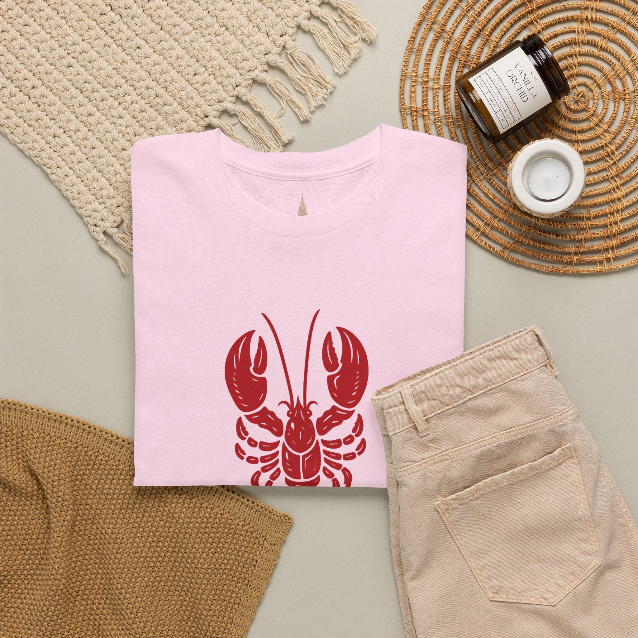 Hamptons Lobster Pink T-Shirt | Long Island Tee