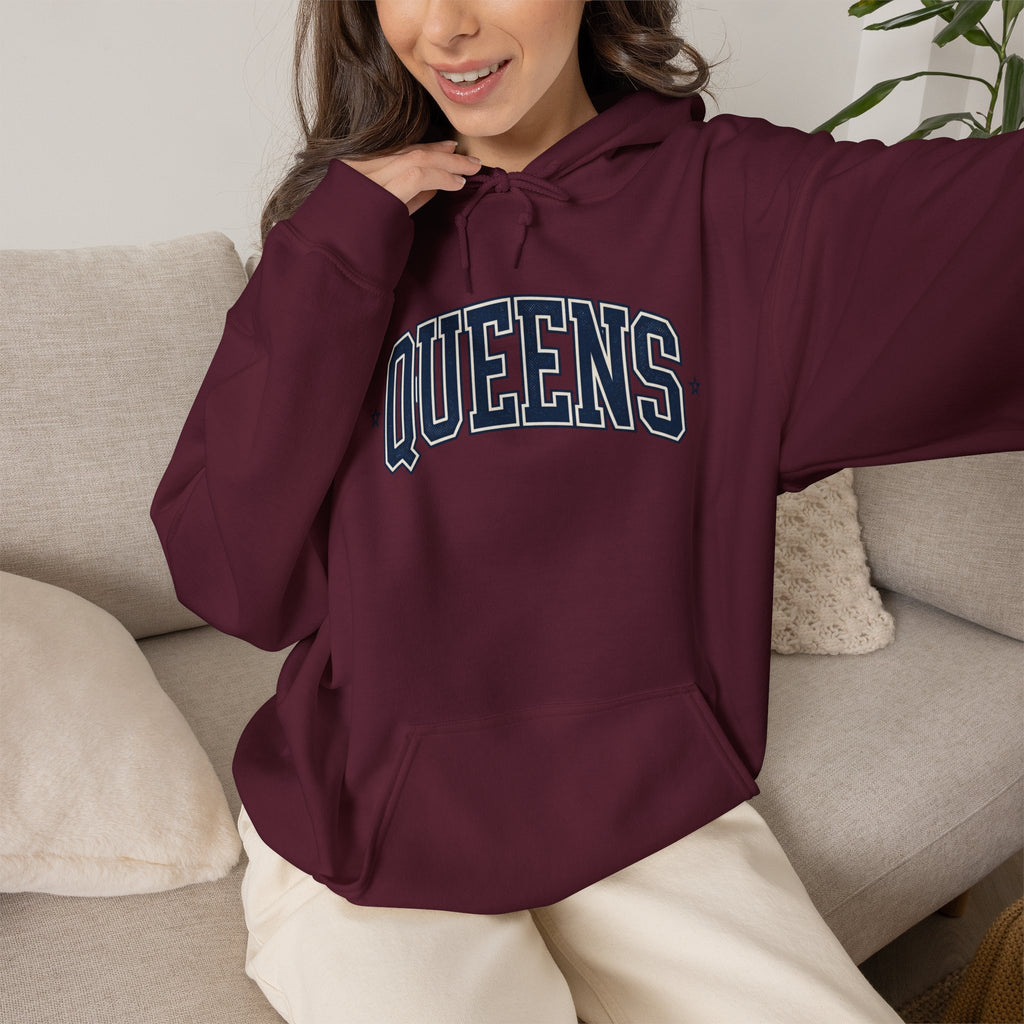 Queens Hoodie — Garment-Dyed Pullover Hooded Sweater