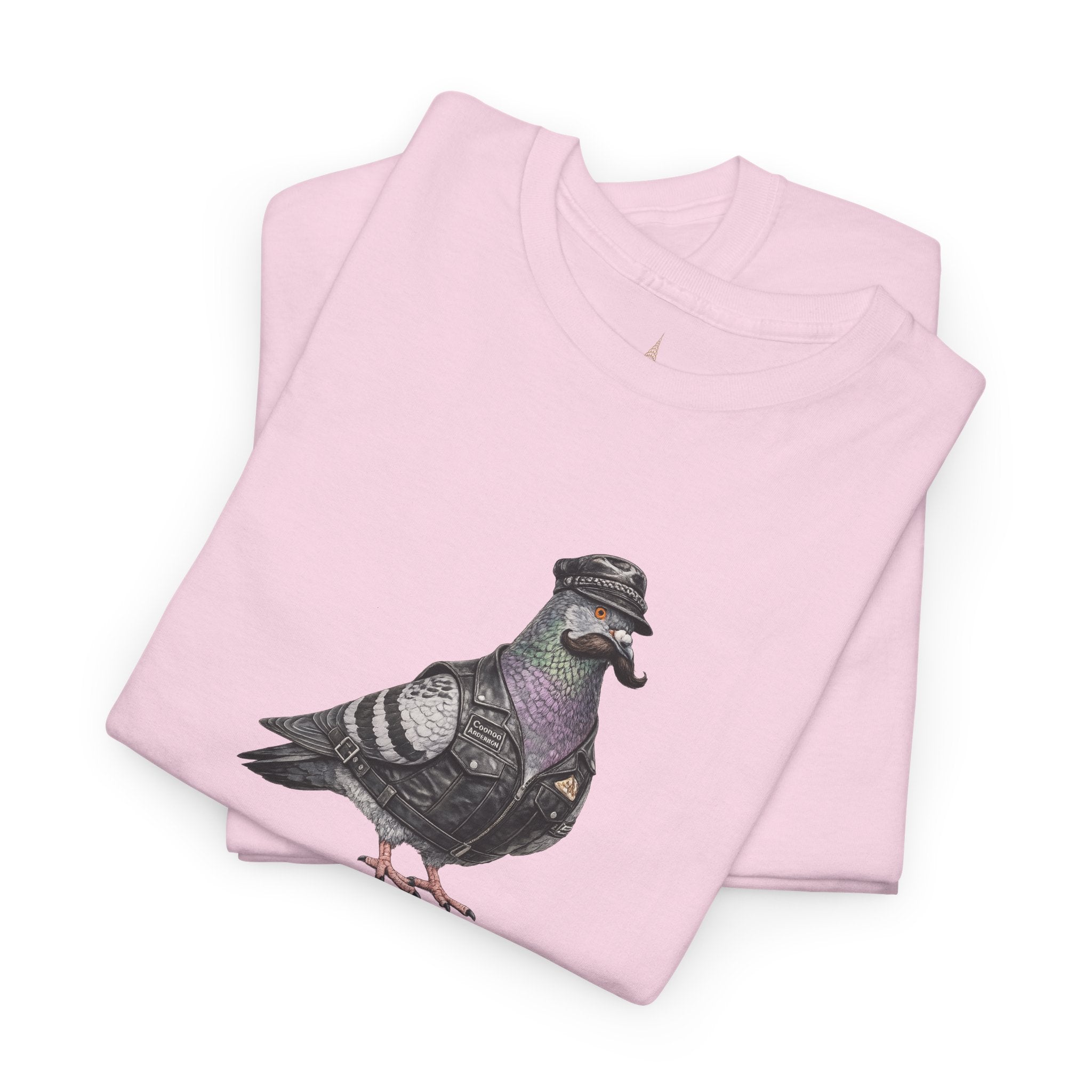 Customizable Chelsea NYC Pigeon T-Shirt | Motorcycle Rider Tee