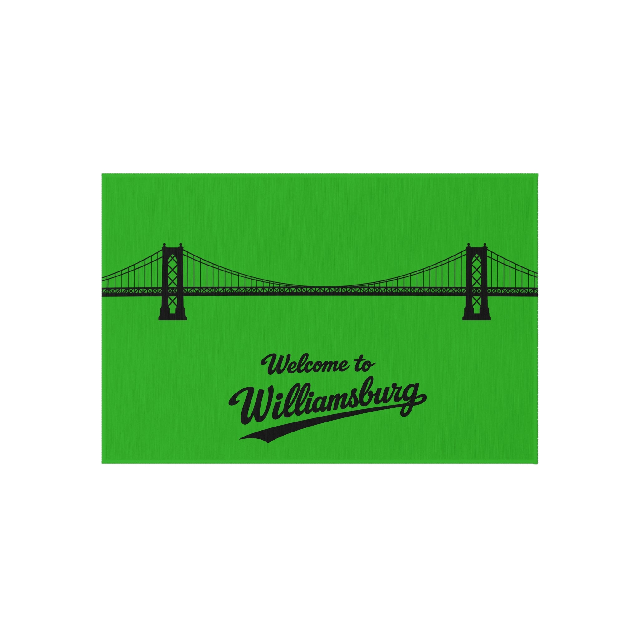 Welcome to Williamsburg Doormat | Williamsburg Bridge Welcome Mat