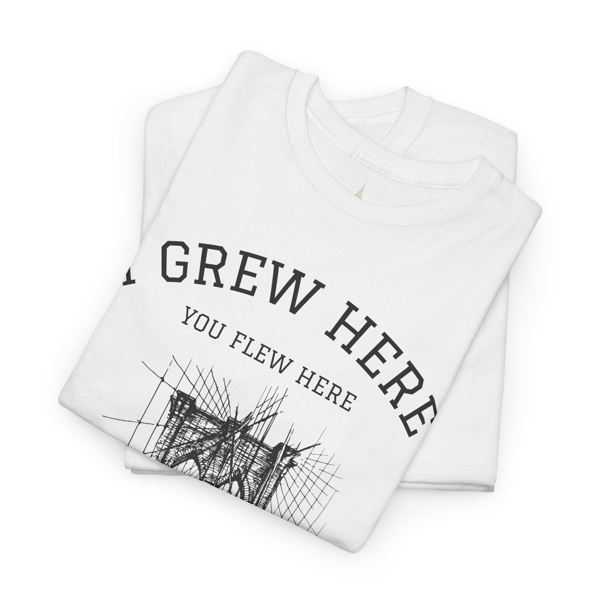 Brooklyn Bridge T-Shirt | I Grew Here You Flew Here New York Tee