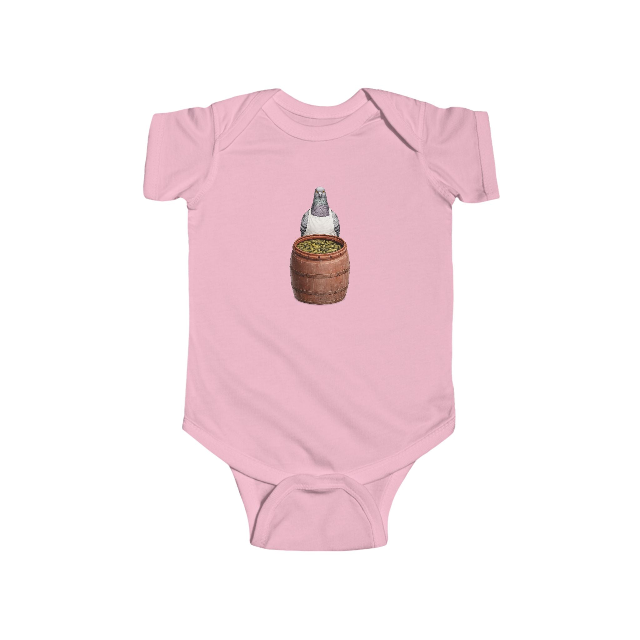 Customizable Lower East Side NYC Pigeon Baby Onesie | New Yorker Reveal Infant Bodysuit